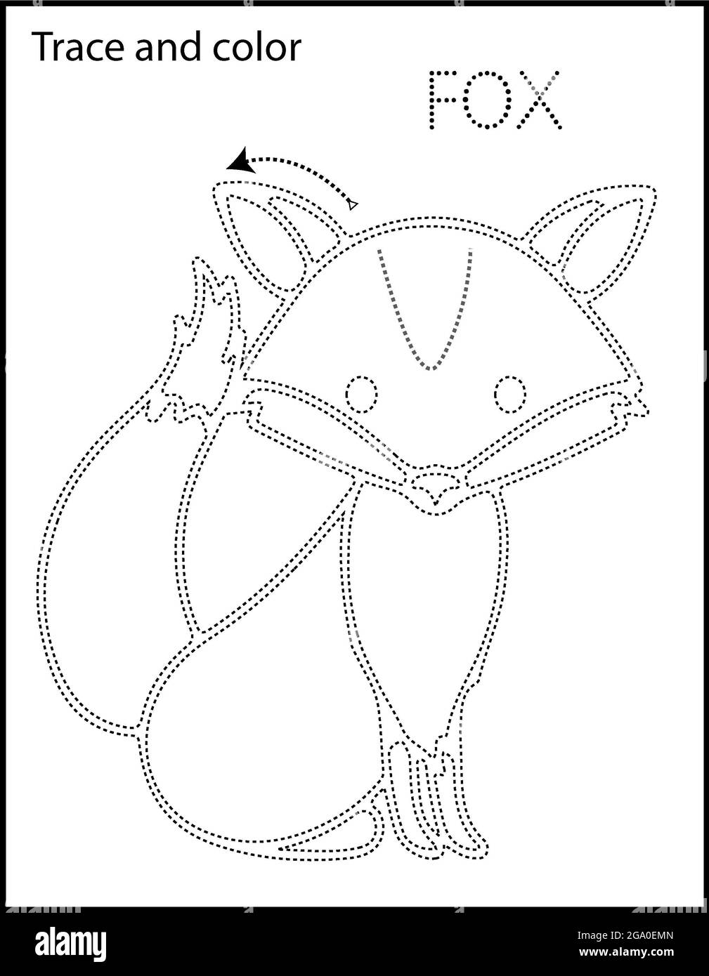 146 Printable Trace Coloring Pages 13