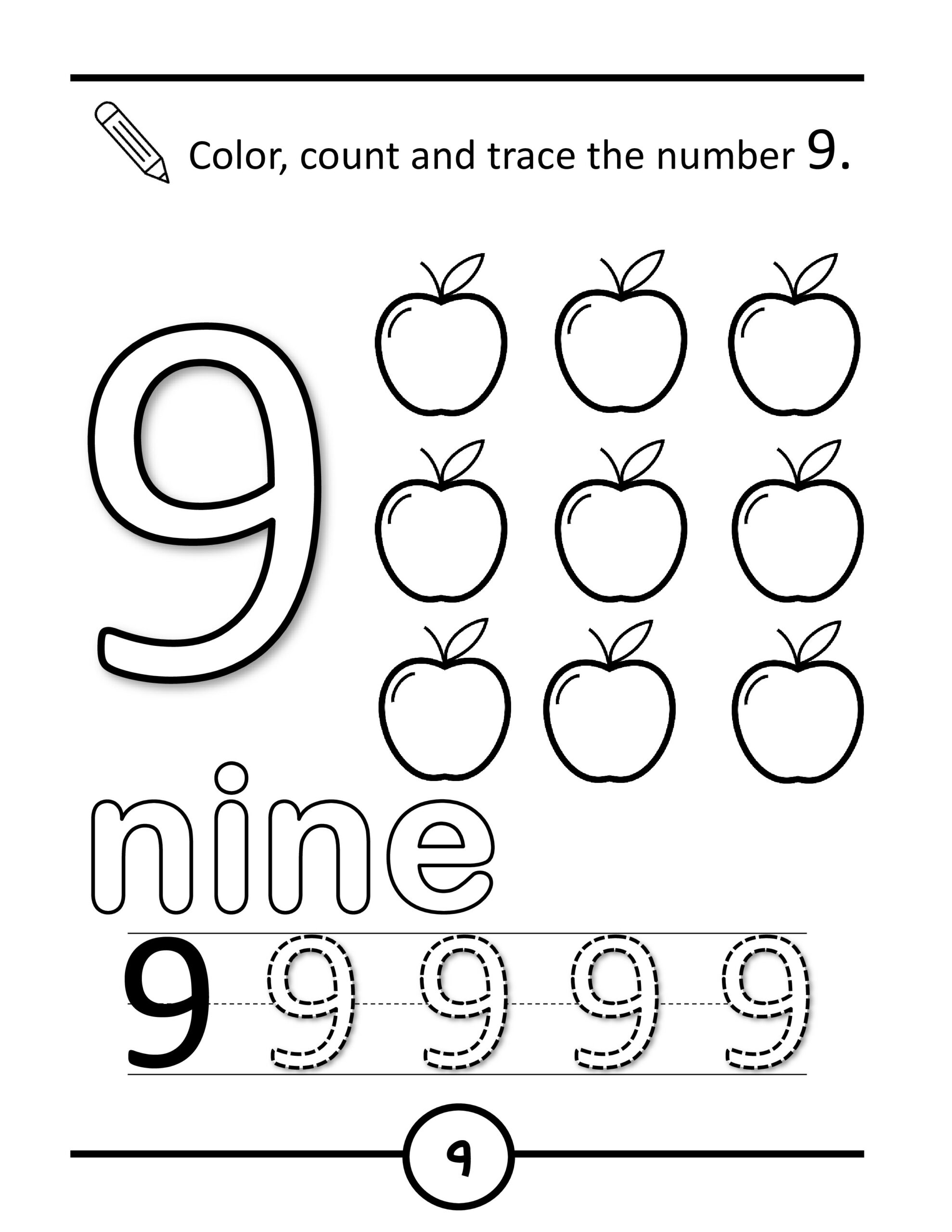 146 Printable Trace Coloring Pages 135