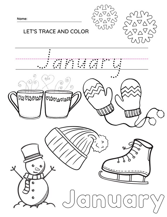 146 Printable Trace Coloring Pages 137