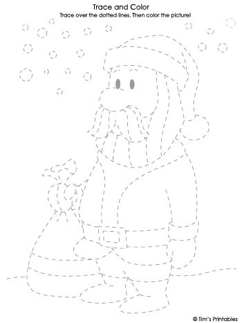 146 Printable Trace Coloring Pages 40