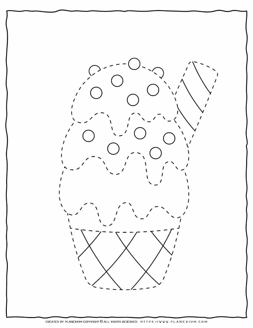 146 Printable Trace Coloring Pages 6