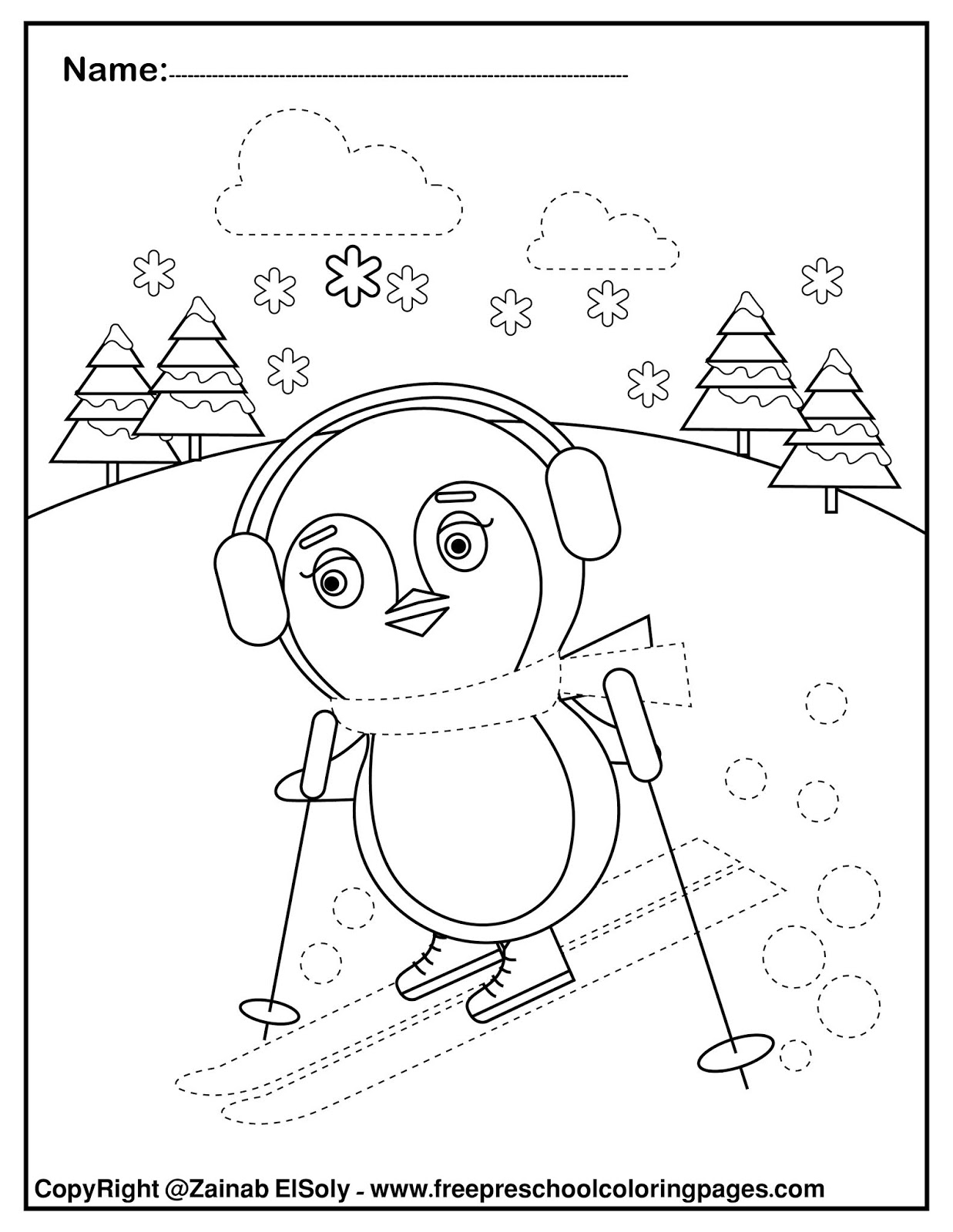 146 Printable Trace Coloring Pages 62