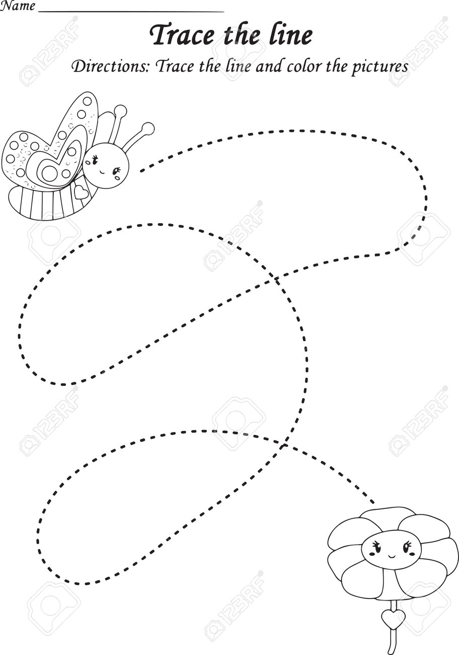 146 Printable Trace Coloring Pages 67