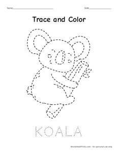 146 Printable Trace Coloring Pages 7