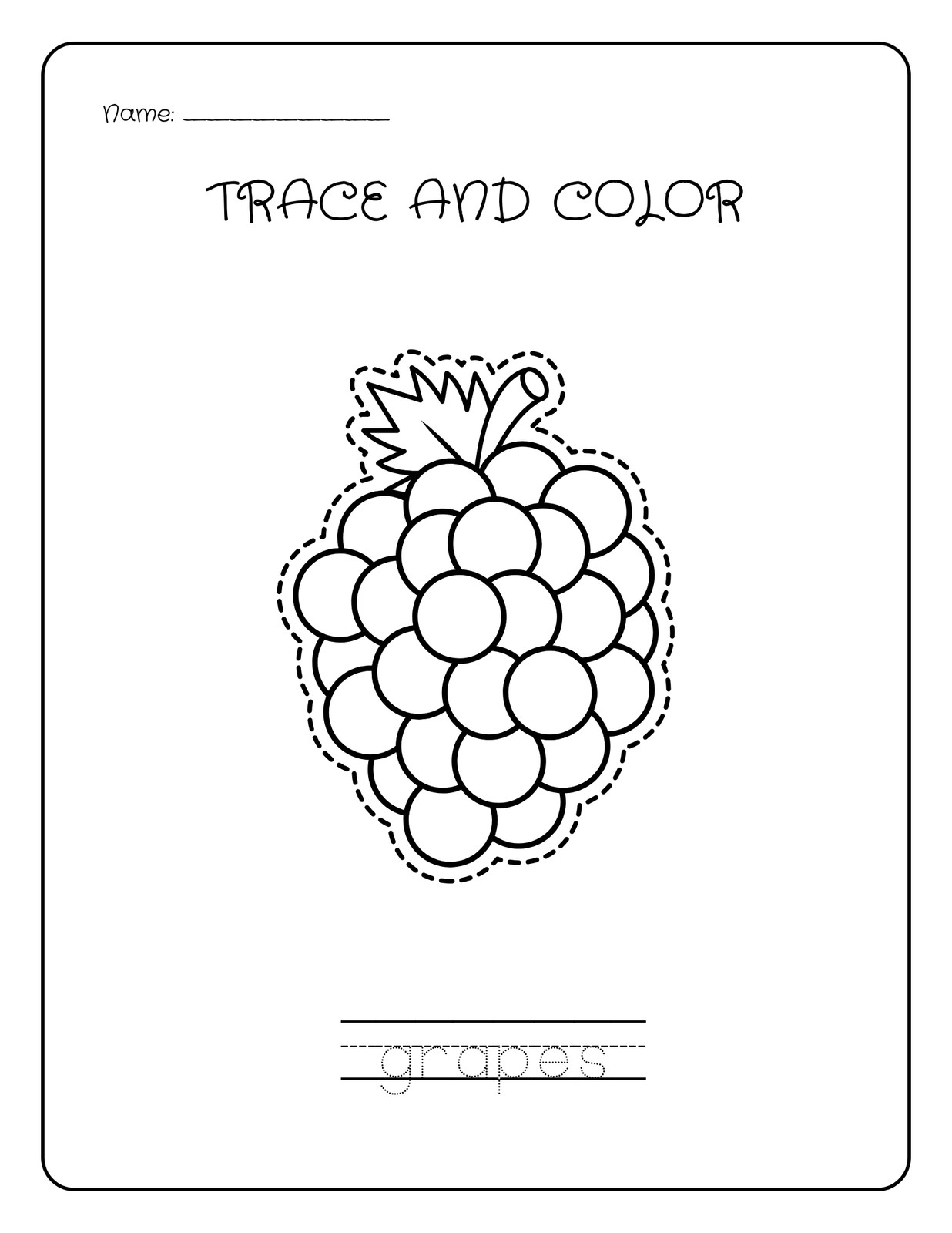 146 Printable Trace Coloring Pages 73