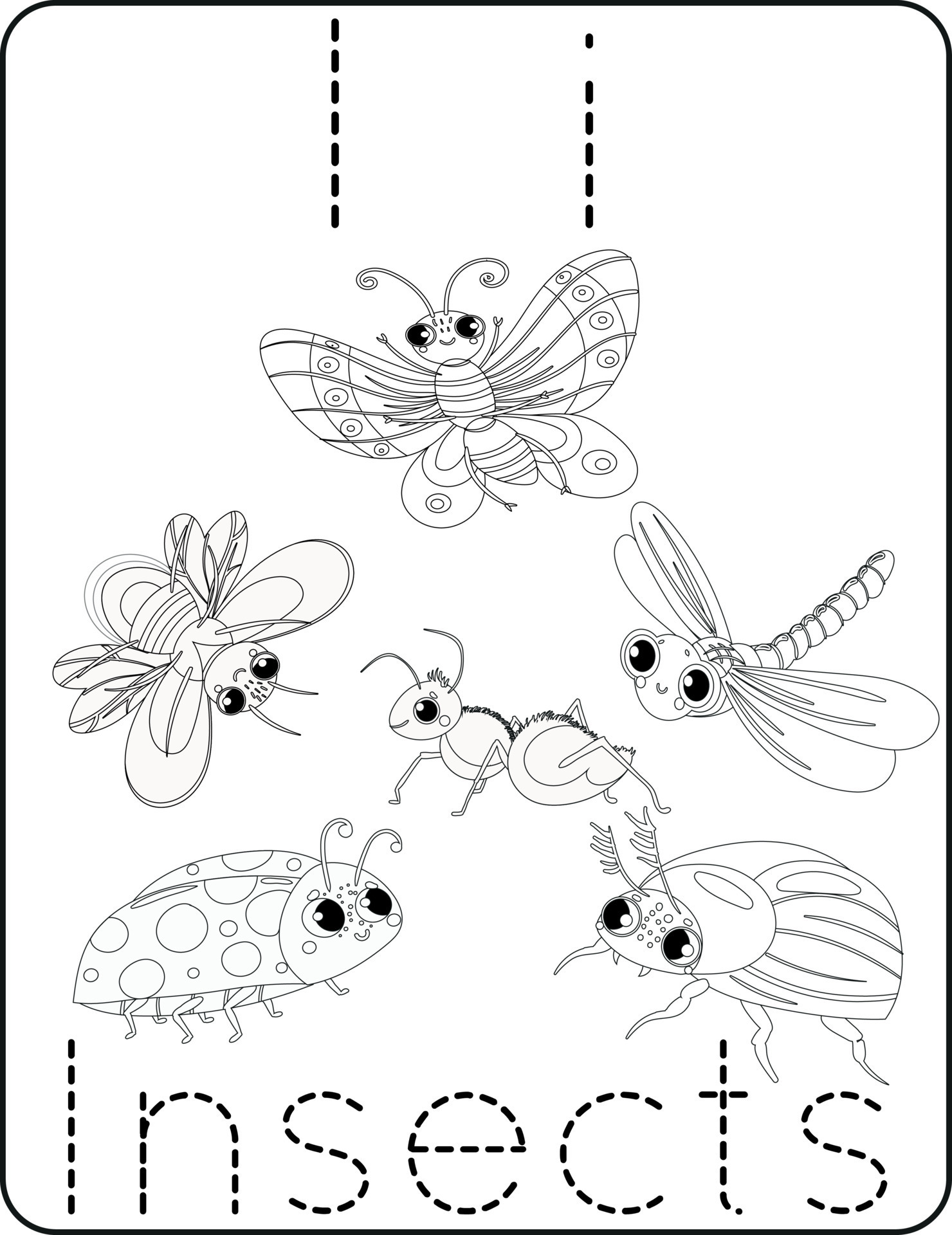 146 Printable Trace Coloring Pages 79