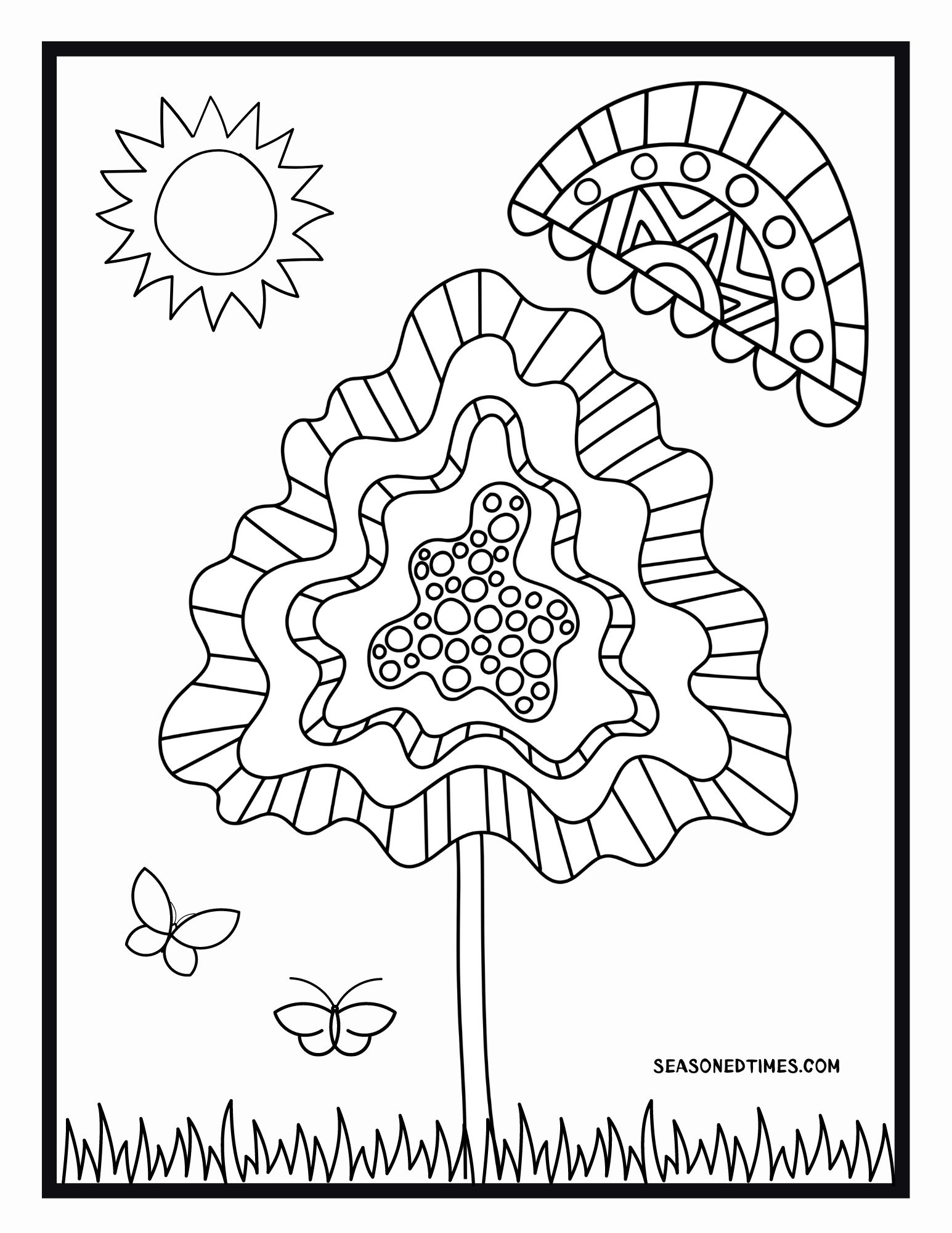 150+ Dementia Friendly Easy Coloring Pages for Dementia Patients Printable 11