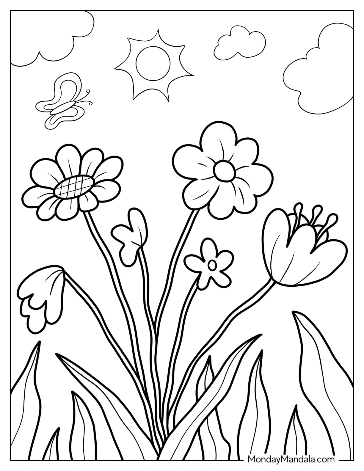 150+ Dementia Friendly Easy Coloring Pages for Dementia Patients Printable 16