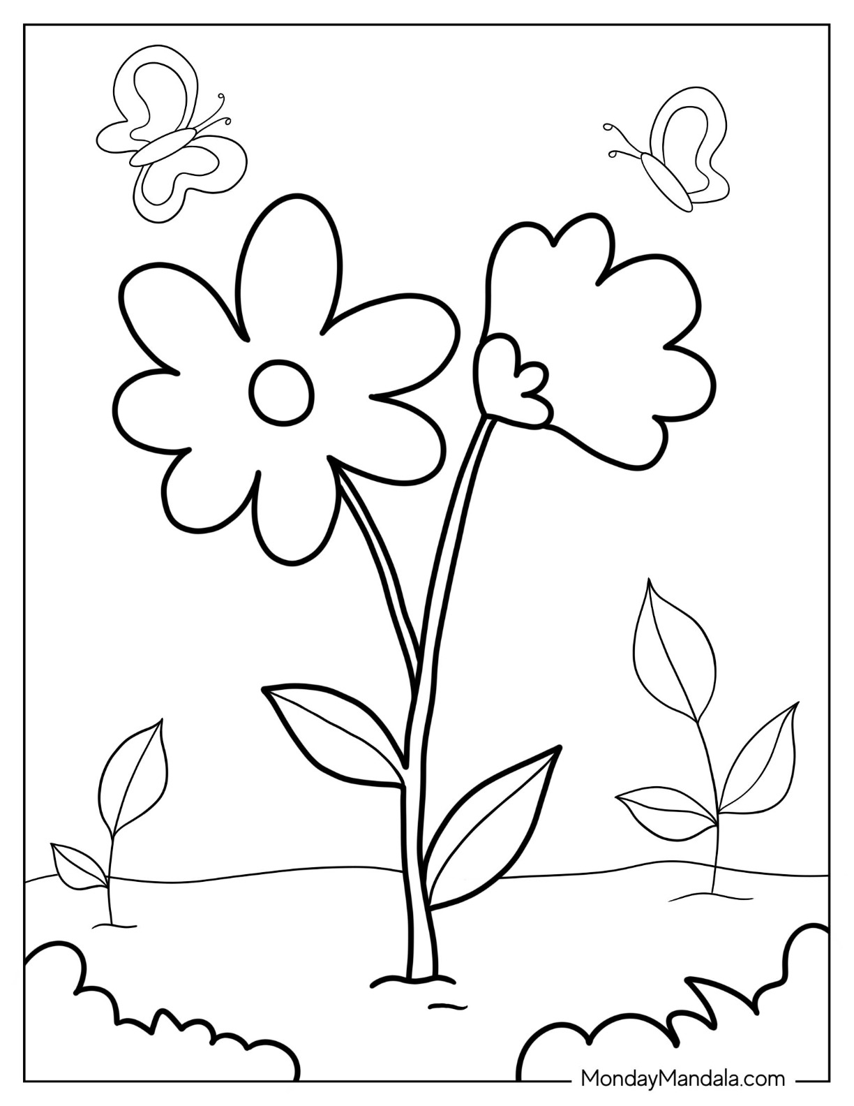 150+ Dementia Friendly Easy Coloring Pages for Dementia Patients Printable 17