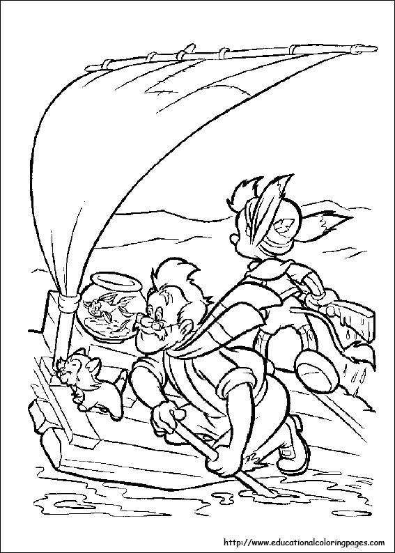 150 Free Pinocchio Coloring Pages for Kids Printable 102