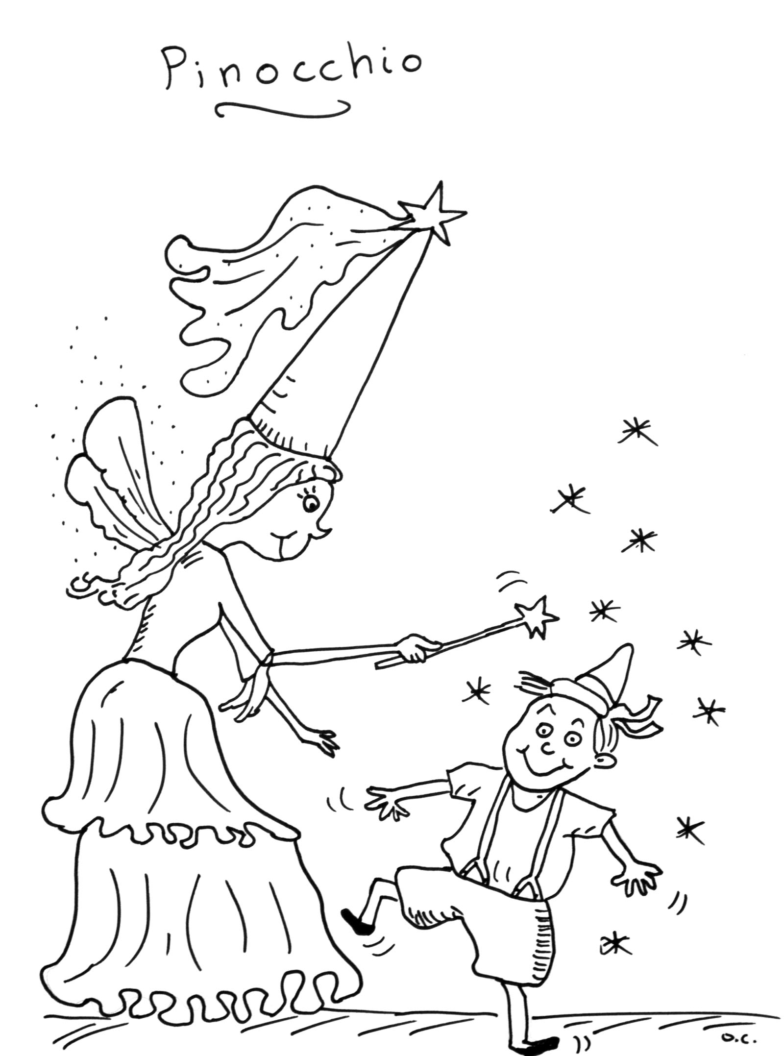 150 Free Pinocchio Coloring Pages for Kids Printable 107