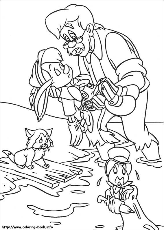 150 Free Pinocchio Coloring Pages for Kids Printable 111