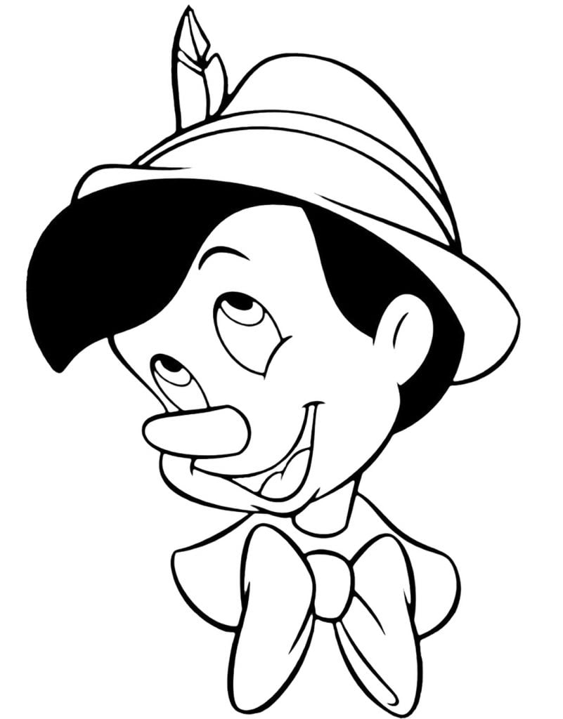 150 Free Pinocchio Coloring Pages for Kids Printable 117