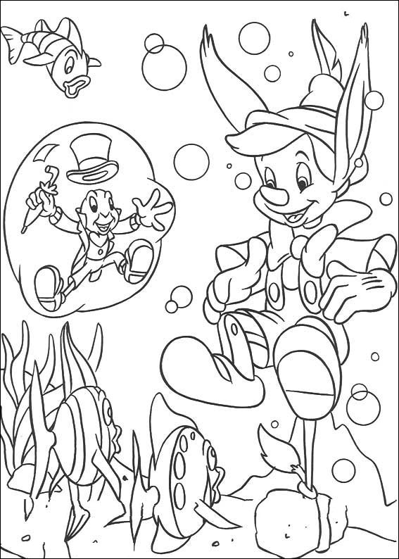 150 Free Pinocchio Coloring Pages for Kids Printable 120