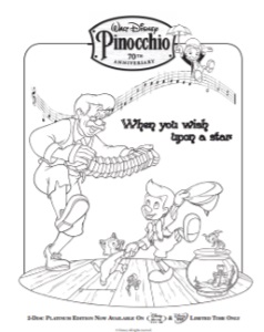 150 Free Pinocchio Coloring Pages for Kids Printable 124