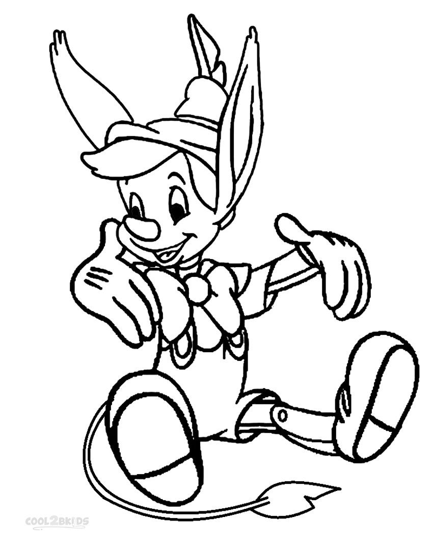 150 Free Pinocchio Coloring Pages for Kids Printable 128