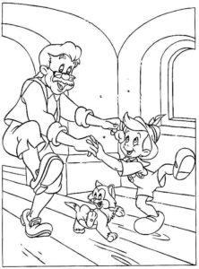 150 Free Pinocchio Coloring Pages for Kids Printable 139