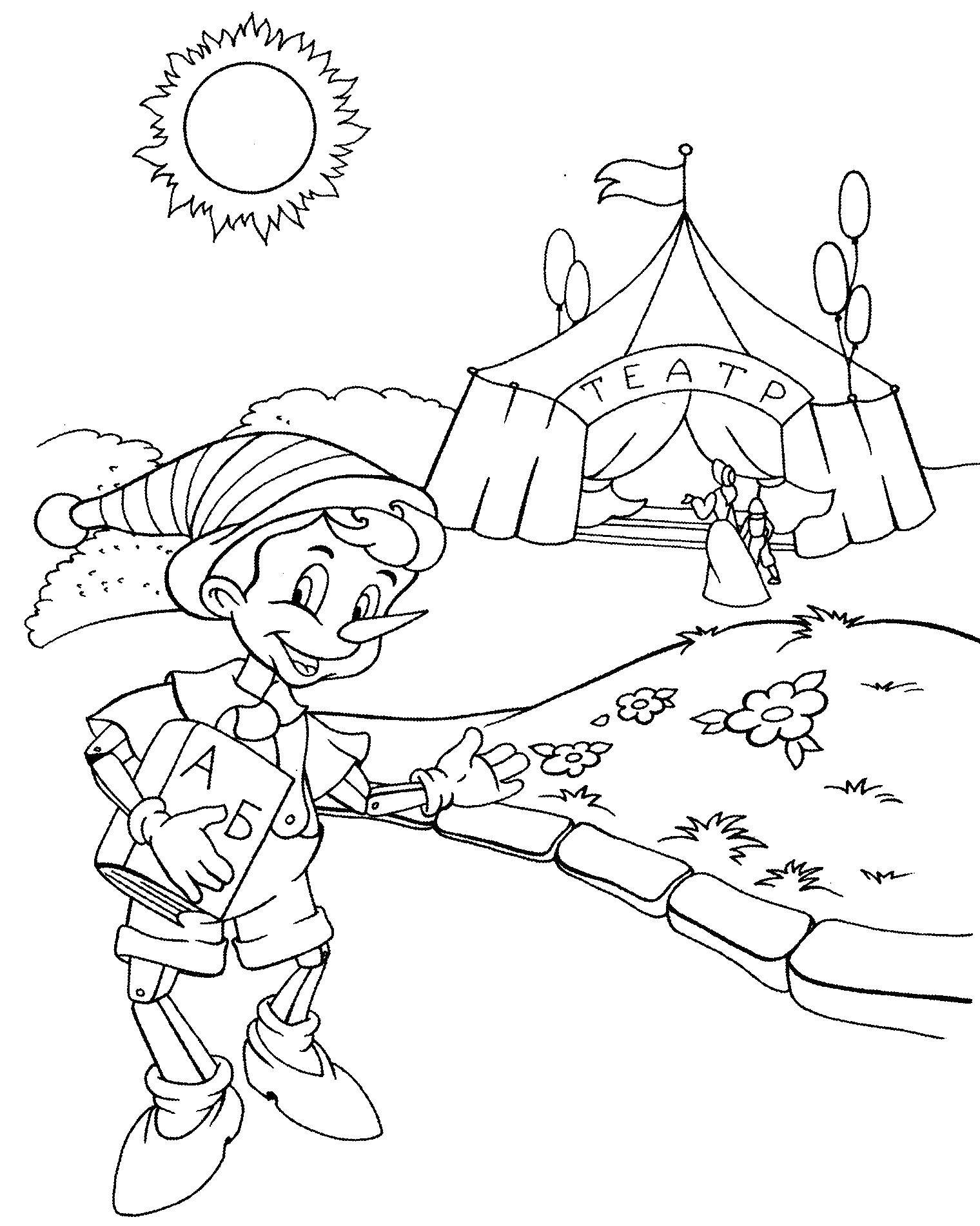 150 Free Pinocchio Coloring Pages for Kids Printable 148