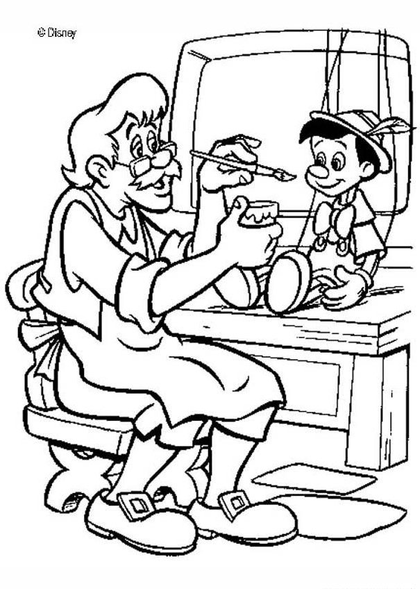 150 Free Pinocchio Coloring Pages for Kids Printable 25