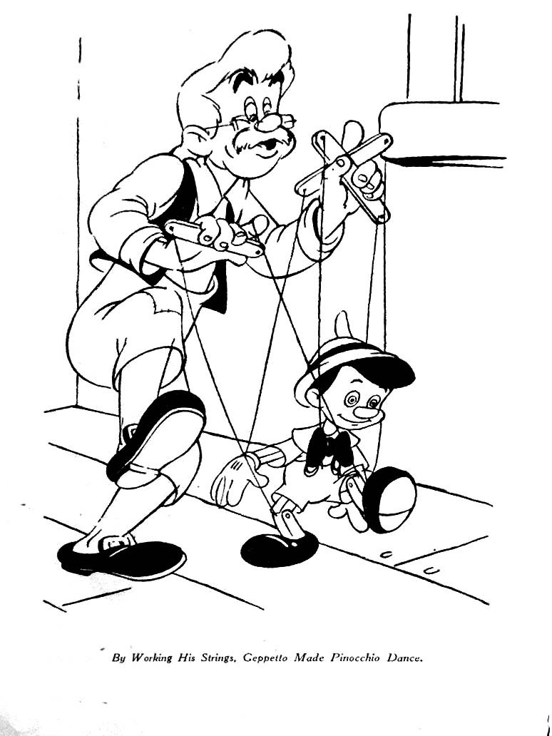 150 Free Pinocchio Coloring Pages for Kids Printable 28