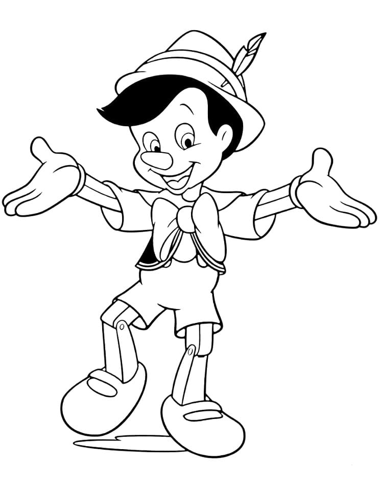 150 Free Pinocchio Coloring Pages for Kids Printable 51