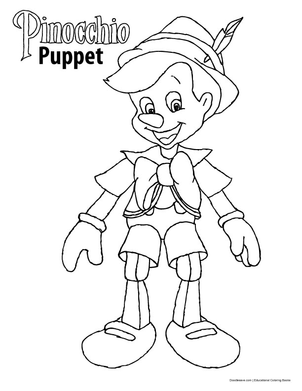 150 Free Pinocchio Coloring Pages for Kids Printable 6