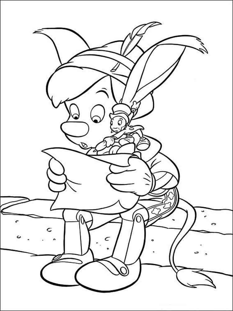 150 Free Pinocchio Coloring Pages for Kids Printable 61