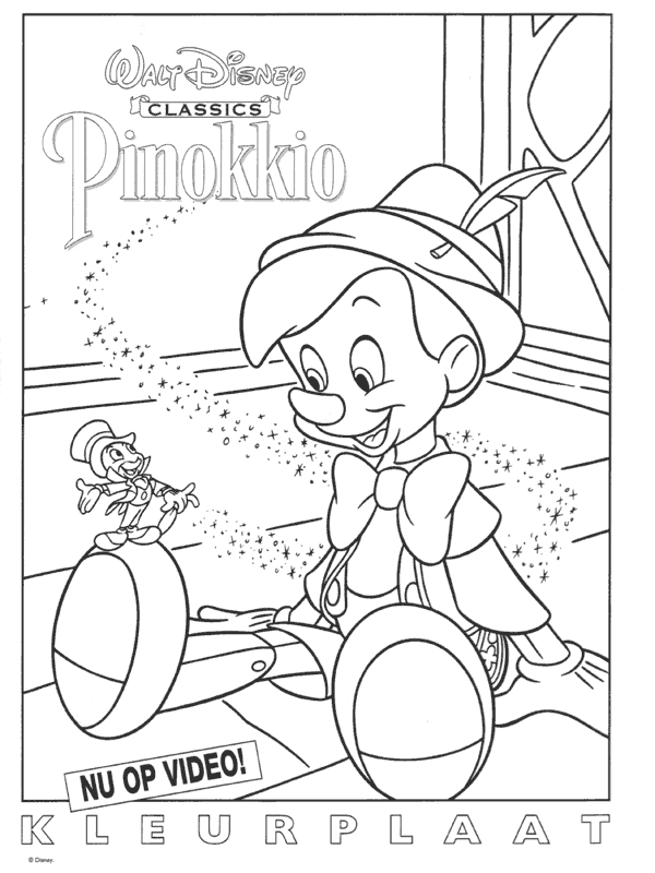 150 Free Pinocchio Coloring Pages for Kids Printable 64