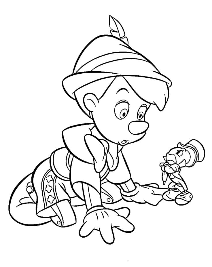 150 Free Pinocchio Coloring Pages for Kids Printable 7