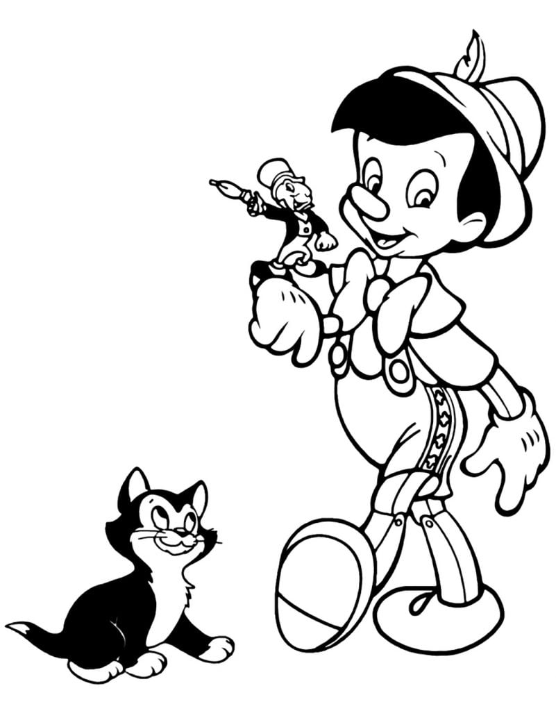 150 Free Pinocchio Coloring Pages for Kids Printable 78