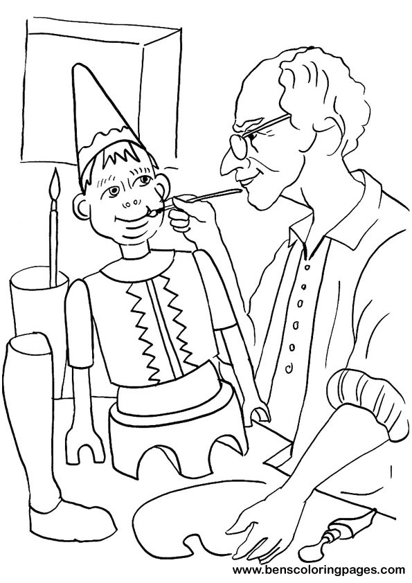 150 Free Pinocchio Coloring Pages for Kids Printable 91