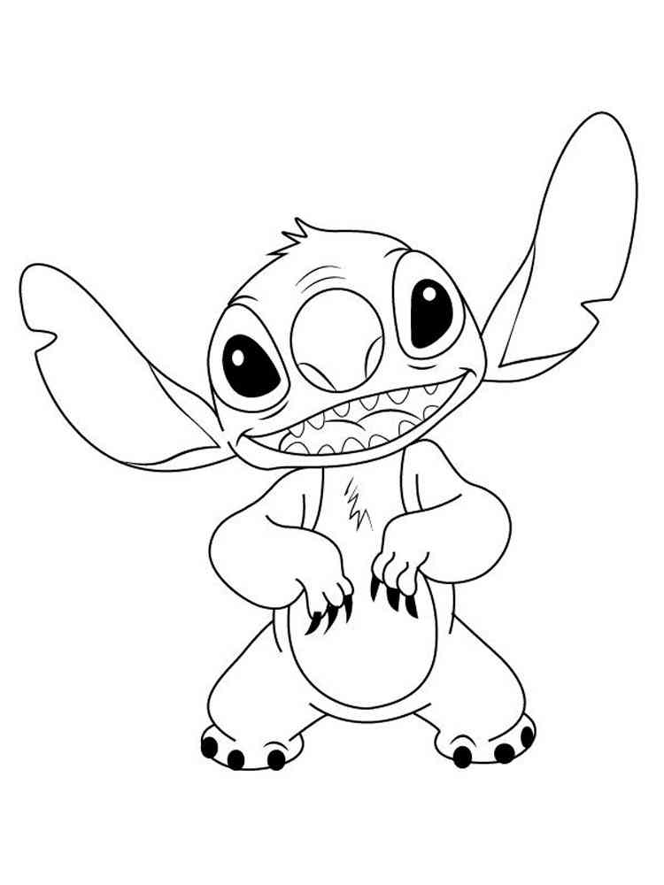 150+ Lilo and Stitch Coloring Pages Printable 117