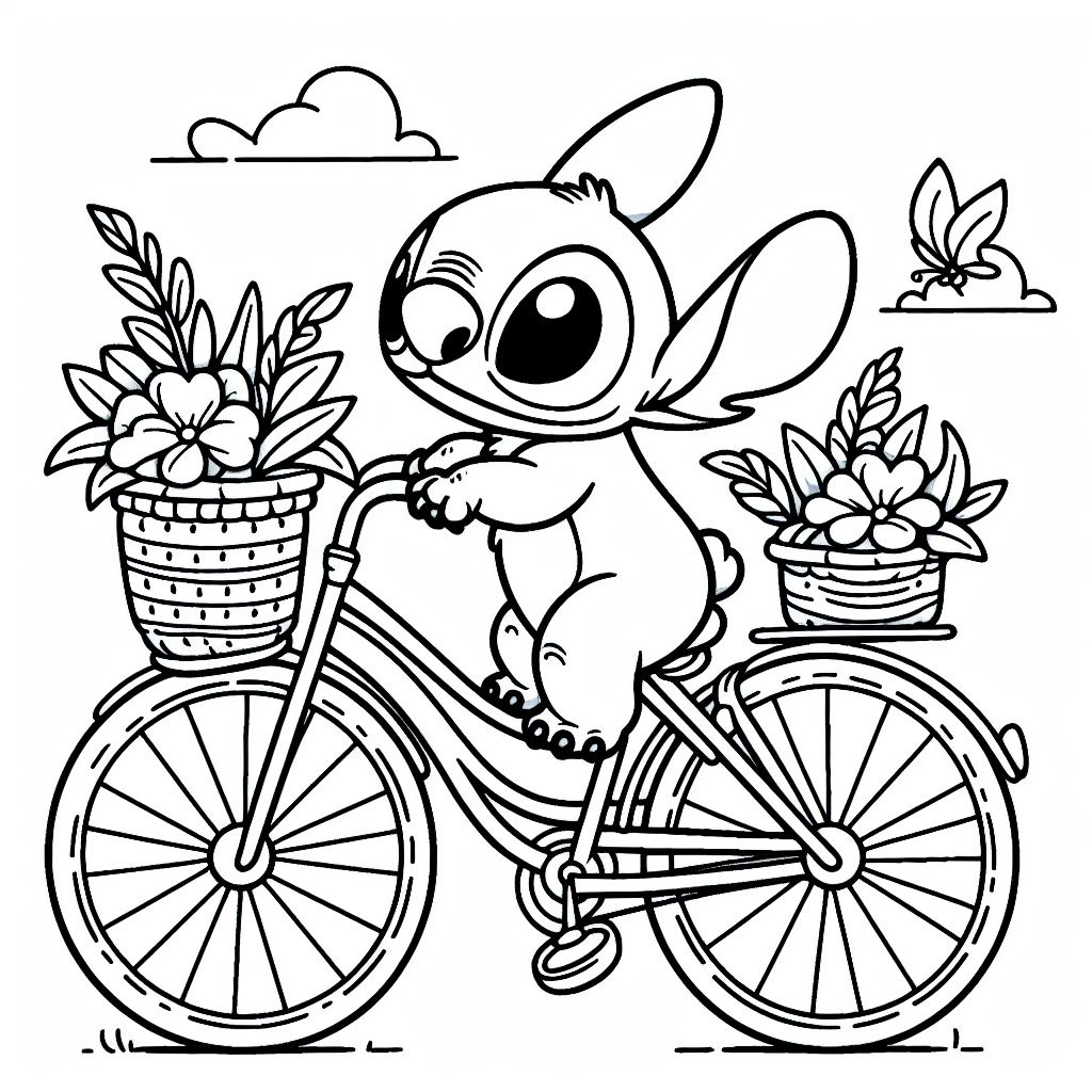 150+ Lilo and Stitch Coloring Pages Printable 127