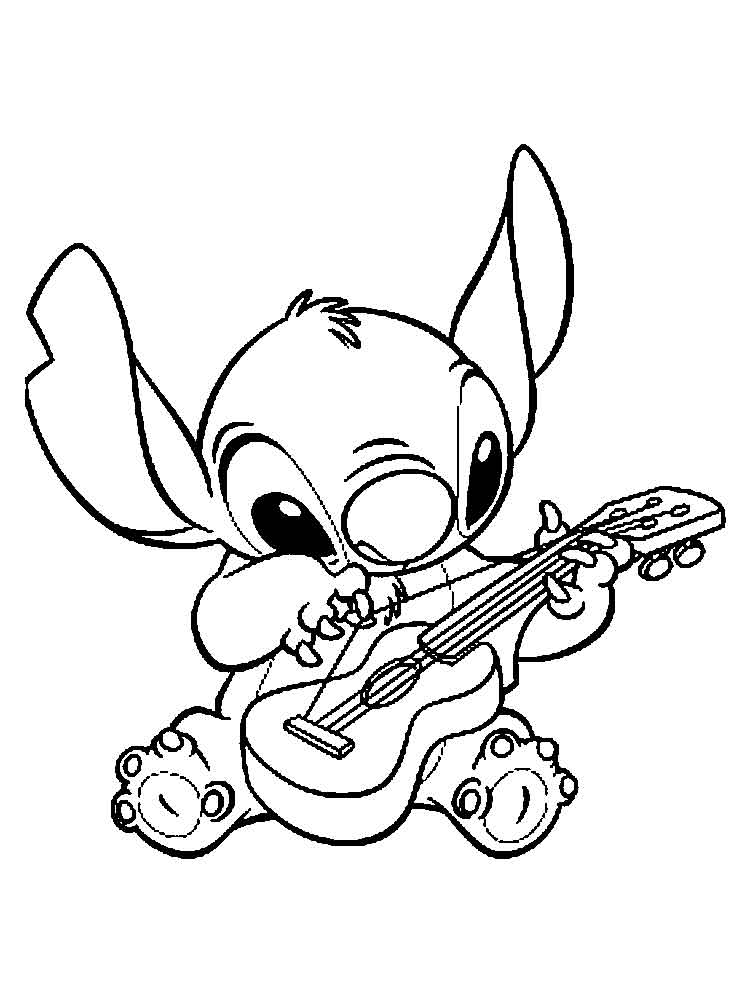 150+ Lilo and Stitch Coloring Pages Printable 143