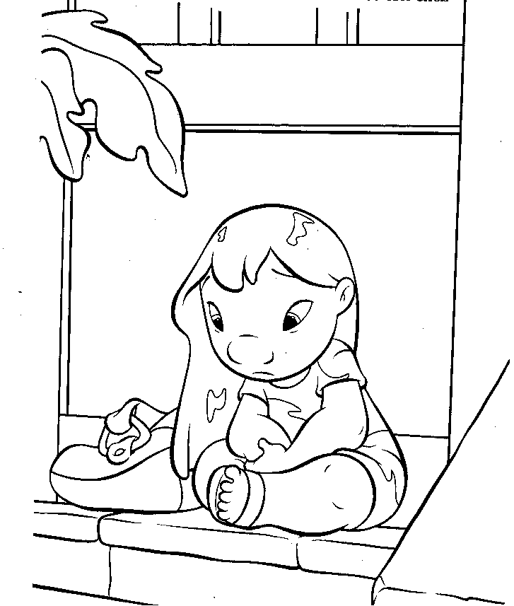 150+ Lilo and Stitch Coloring Pages Printable 148