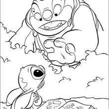 150+ Lilo and Stitch Coloring Pages Printable 149