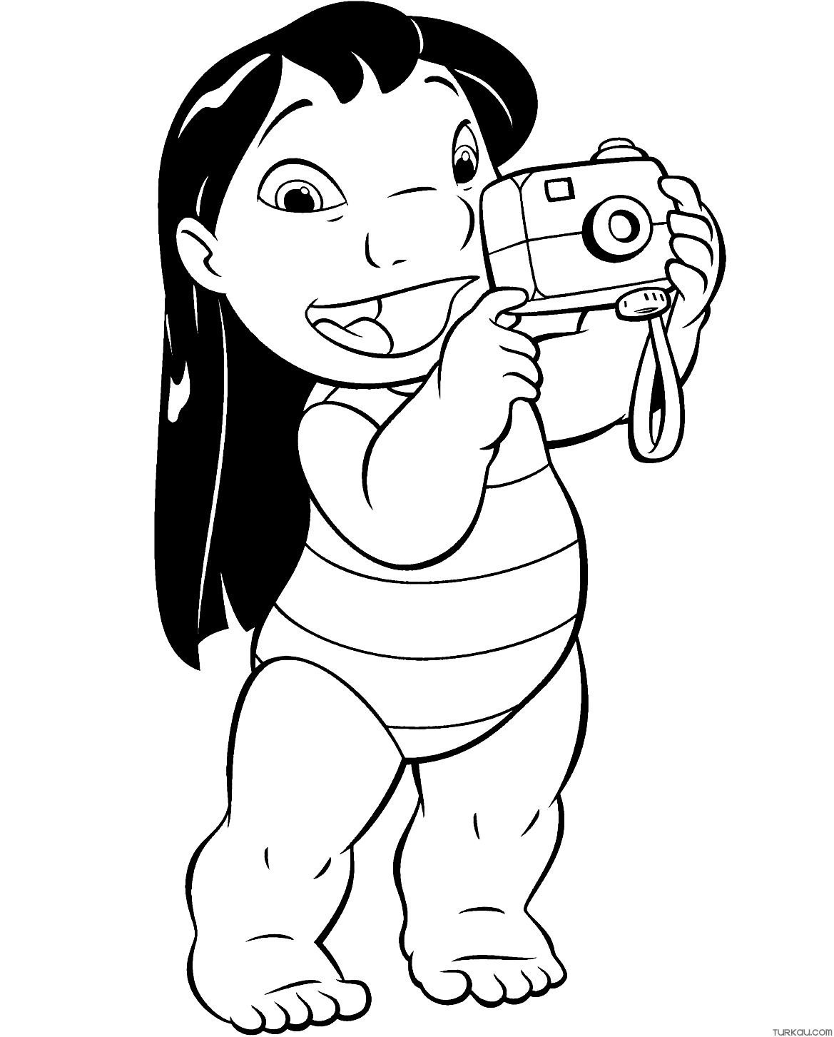 150+ Lilo and Stitch Coloring Pages Printable 156