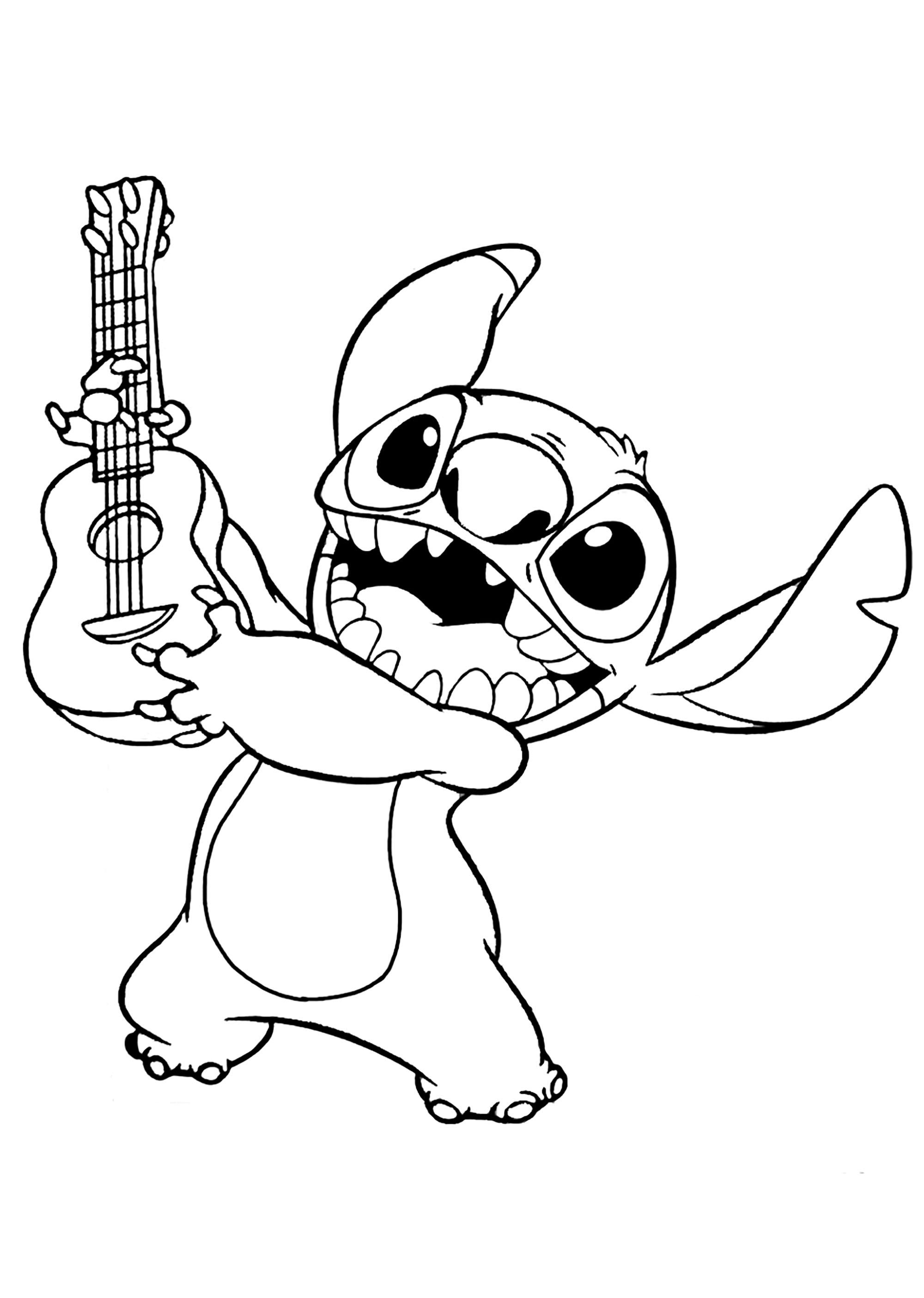 150+ Lilo and Stitch Coloring Pages Printable 21