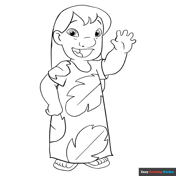 150+ Lilo and Stitch Coloring Pages Printable 28