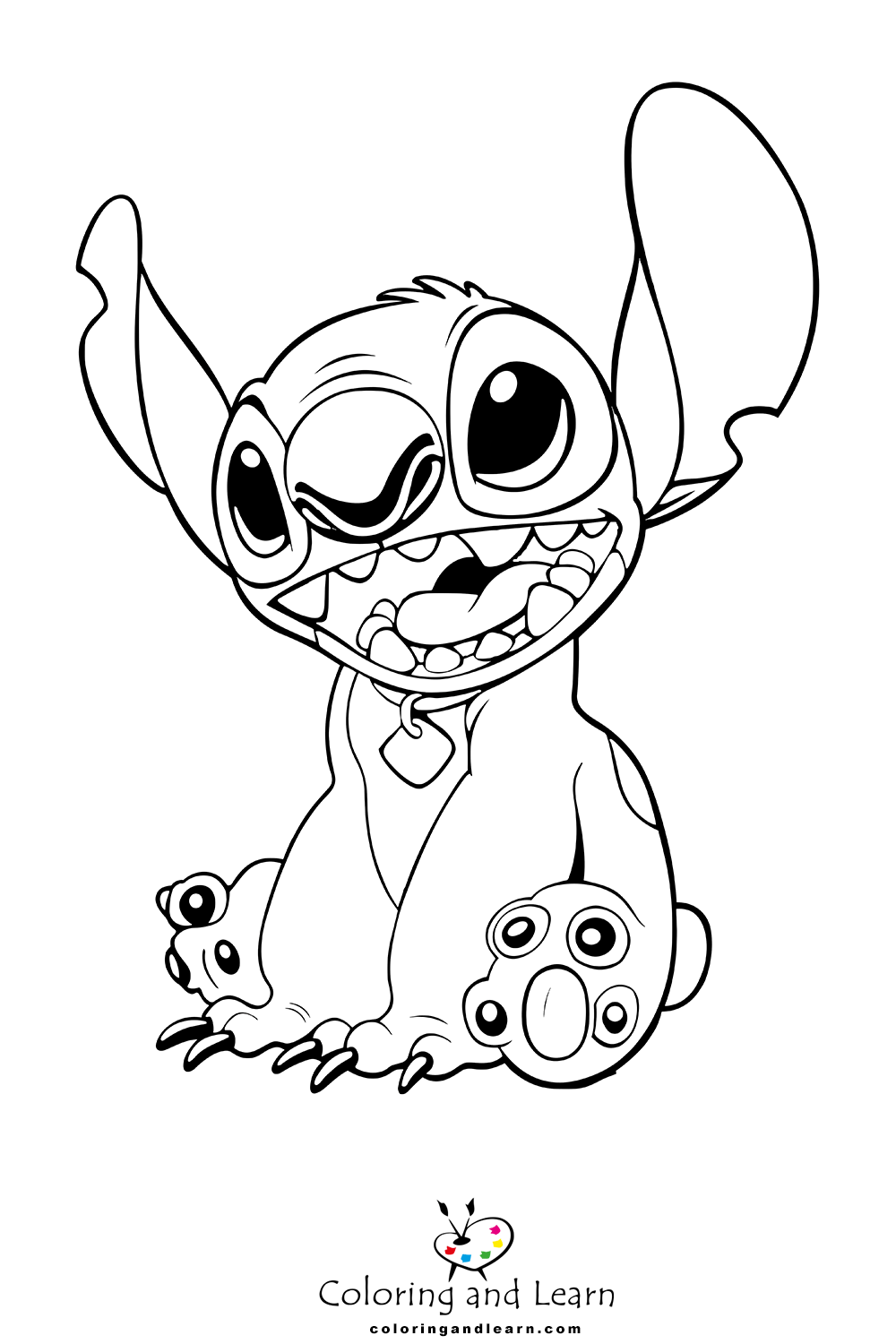 150+ Lilo and Stitch Coloring Pages Printable 37