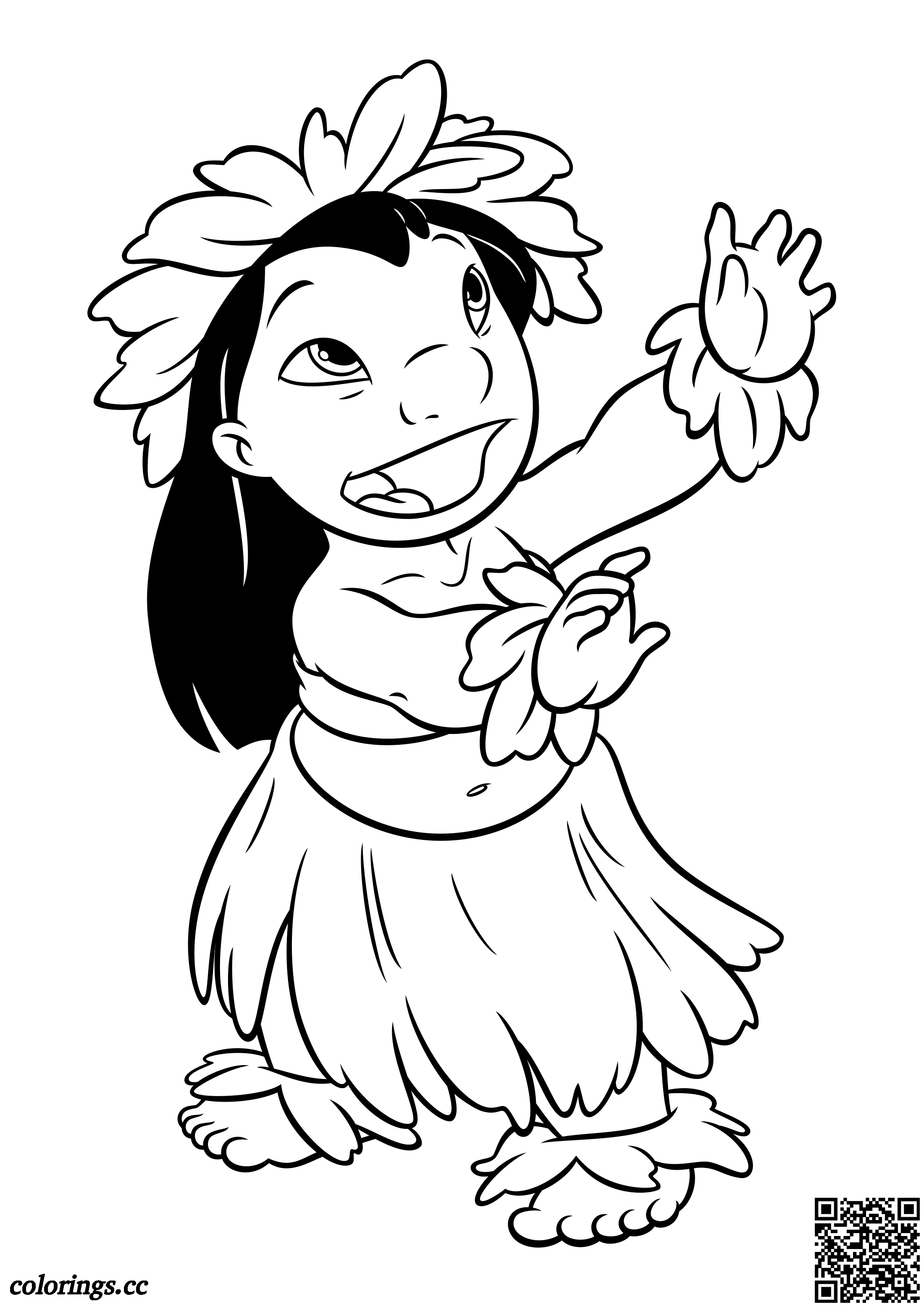 150+ Lilo and Stitch Coloring Pages Printable 57