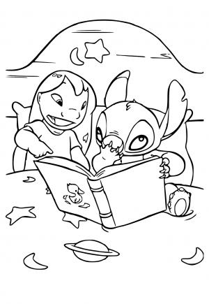 150+ Lilo and Stitch Coloring Pages Printable 66