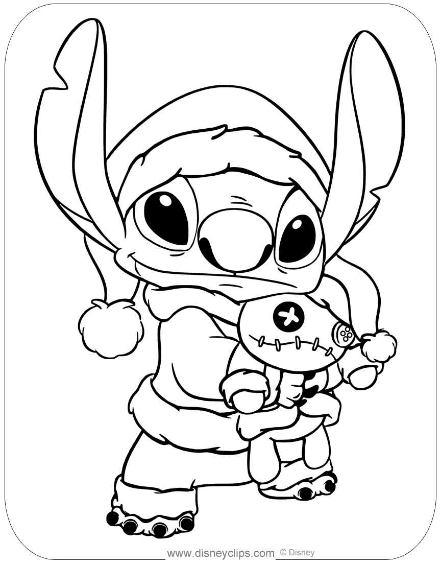 150+ Lilo and Stitch Coloring Pages Printable 75