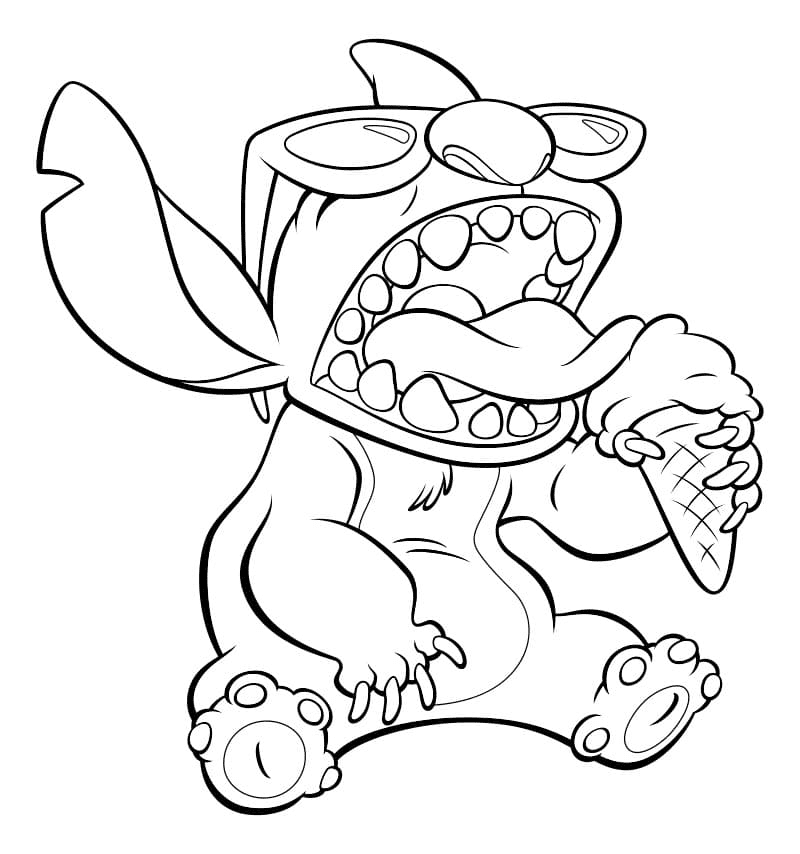 150+ Lilo and Stitch Coloring Pages Printable 77