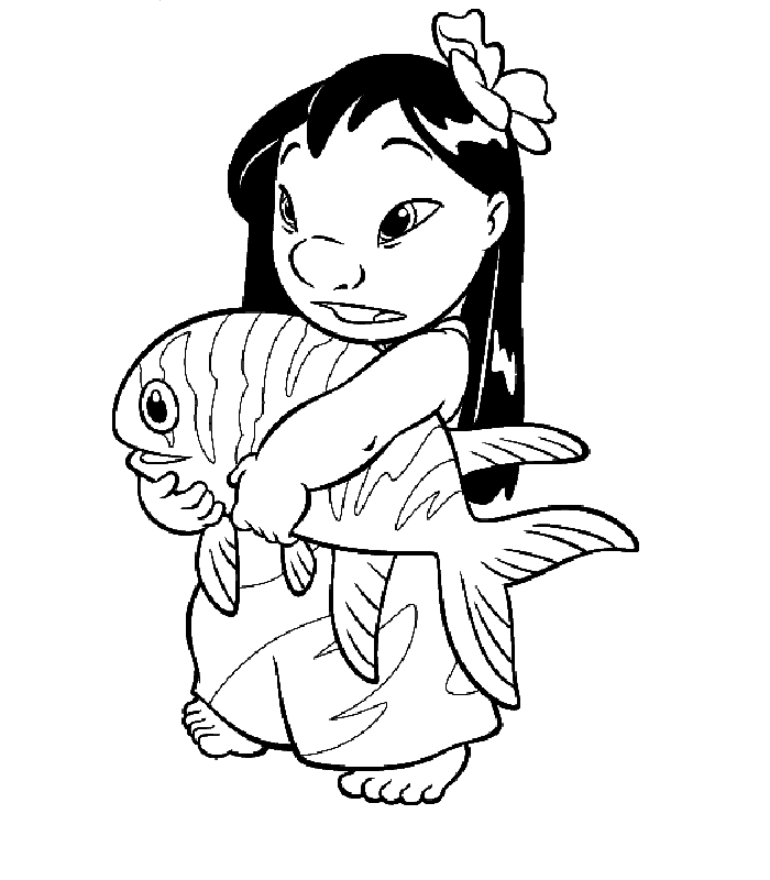 150+ Lilo and Stitch Coloring Pages Printable 89