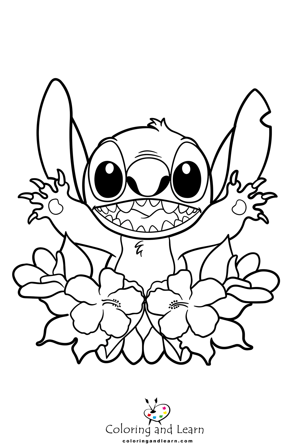 150+ Lilo and Stitch Coloring Pages Printable 91