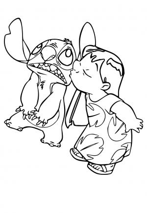 150+ Lilo and Stitch Coloring Pages Printable 92