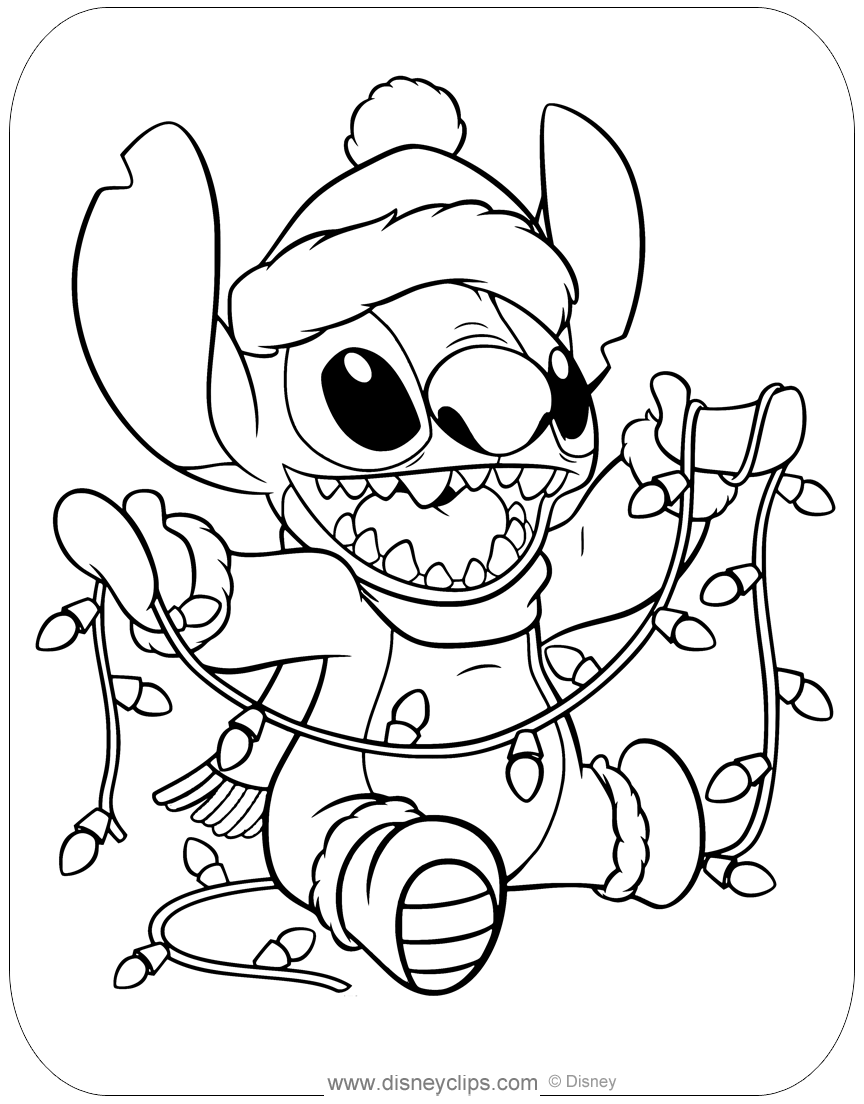 150+ Lilo and Stitch Coloring Pages Printable 93