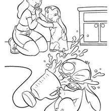 150+ Lilo and Stitch Coloring Pages Printable 96