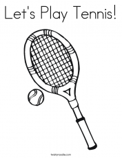 154 Tennis Coloring Pages Printable 100